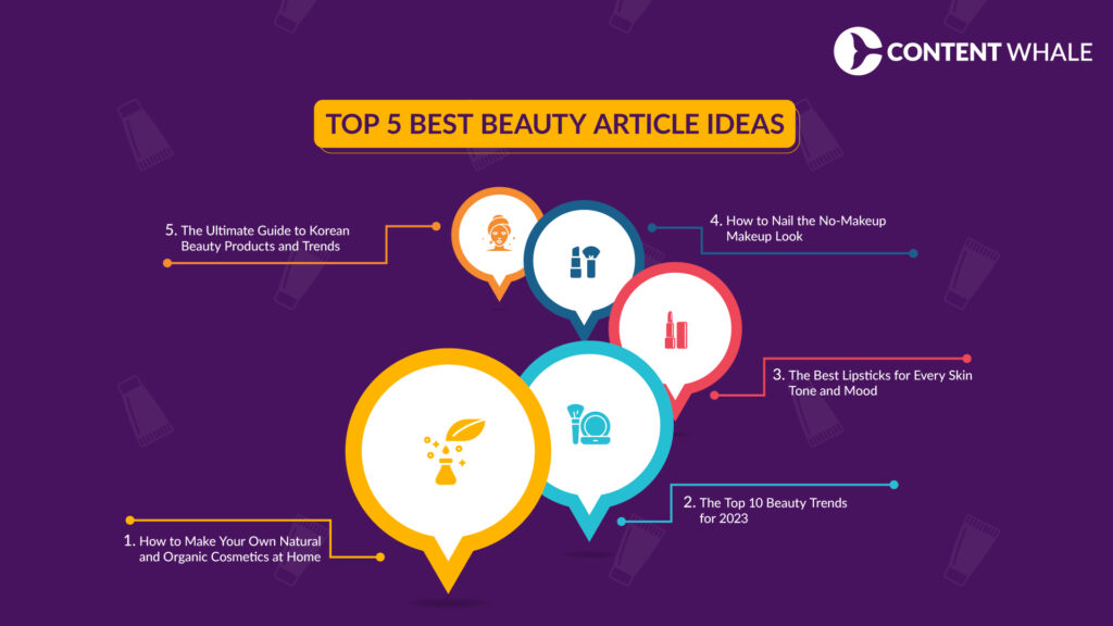 beauty article ideas | beauty content ideas | best beauty topics to write on