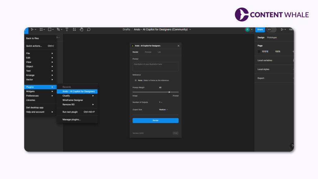 Here's how you can access figma plugins
