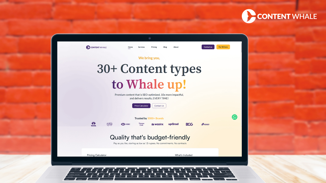 Content Whale - Build Brand Pillars