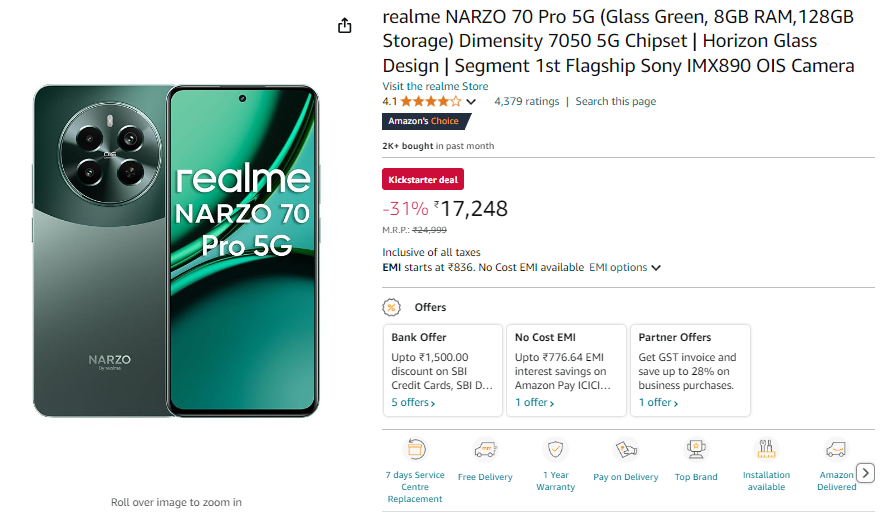 Realme Narzo 70 Pro 5G