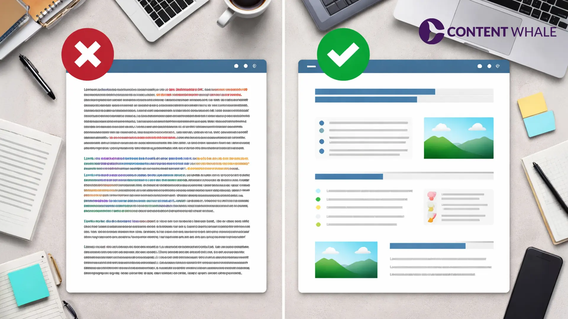 blog post format, blog layout, white space, text formatting, content structure