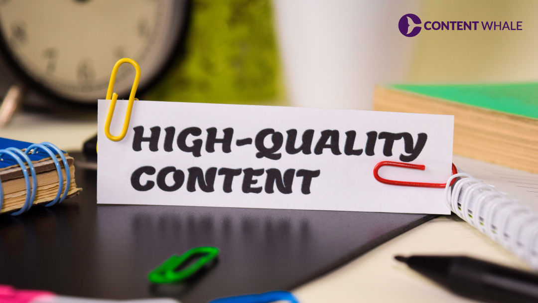 SGE Ranking Tips #1. Focus on High-Quality Content