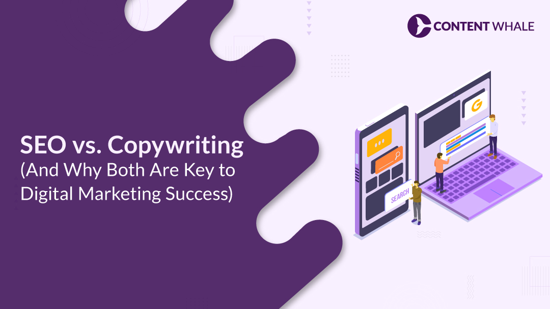 SEO vs Copywriting, copywriting vs SEO, digital marketing strategy, SEO writing, content marketin, SEO content writing, conversion copywriting, persuasive writing, search engine ranking, keyword optimization, call to action, meta description, user intent, brand voice, search engine visibility, long-form content, short-form content, audience engagement, landing page optimization, content strategy, user experience, organic traffic, informational content, emotional appeal, storytelling, marketing funnel, audience conversion, targeted copy, buyer personas