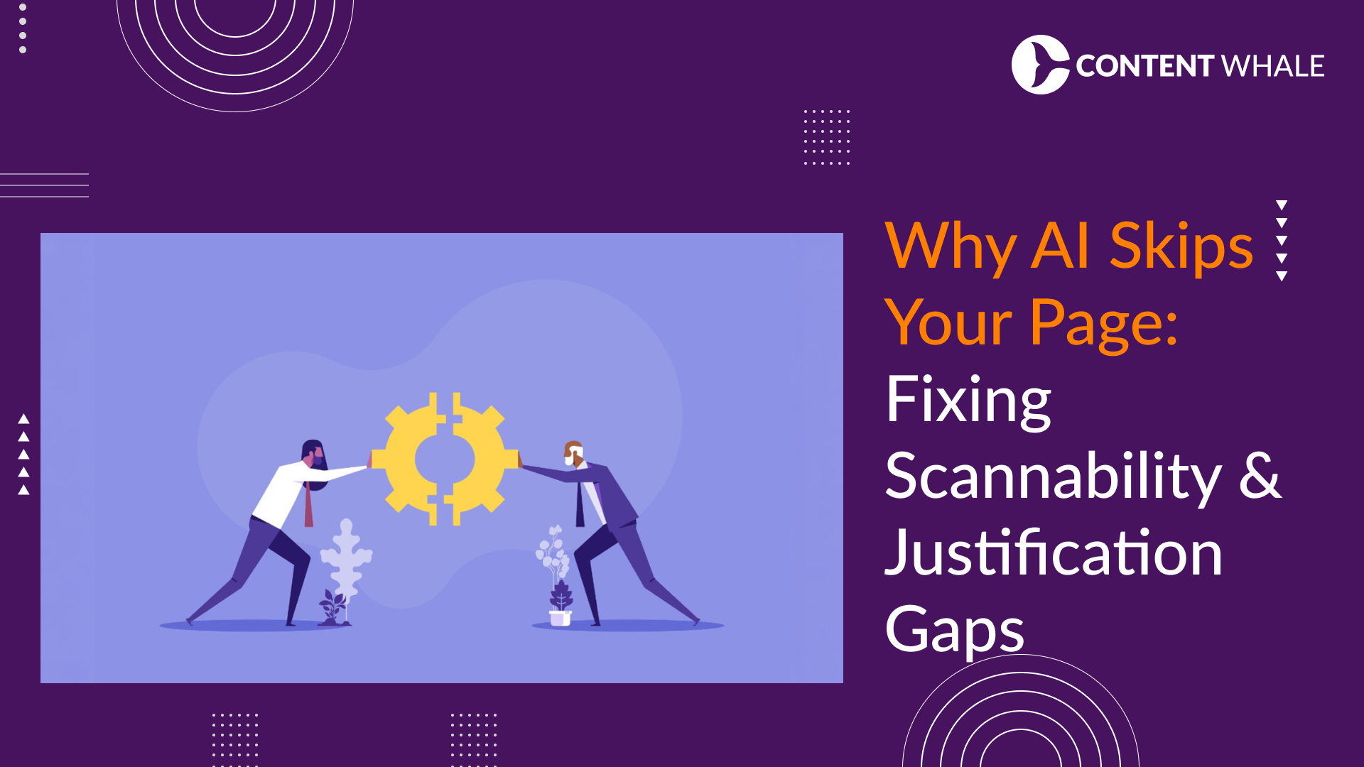 why AI skips your page, machine scannability SEO, justification signals SEO